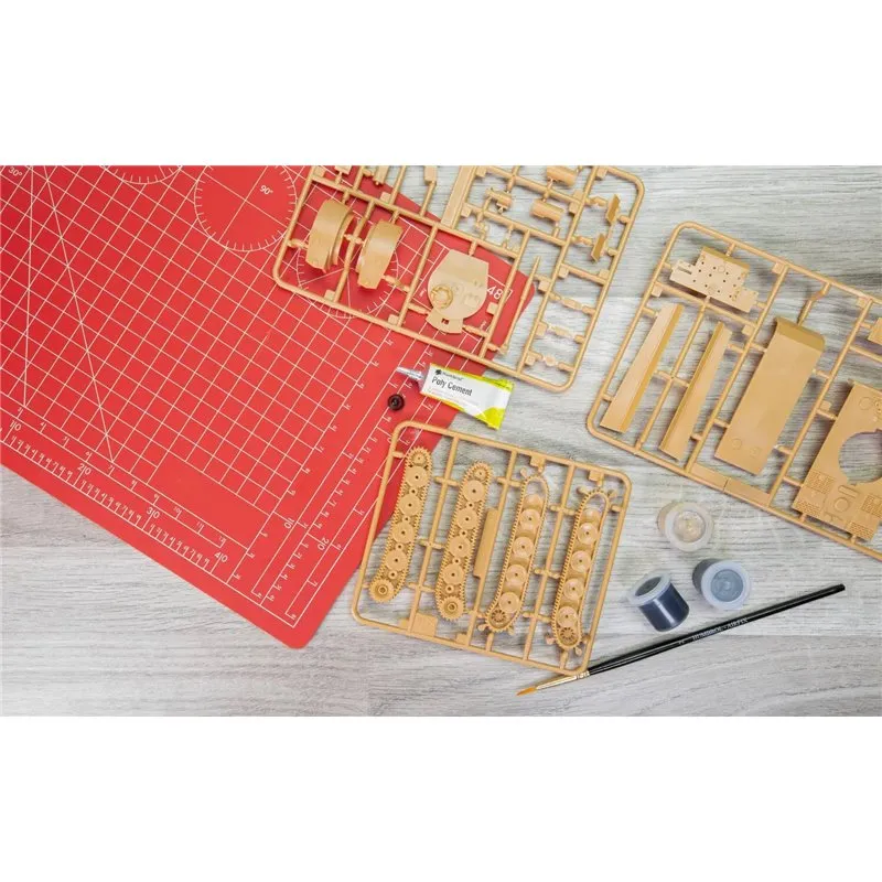Airfix 1:72 Starter Set - Tiger 1 (Inkl. Färg, lim och pensel) - 6