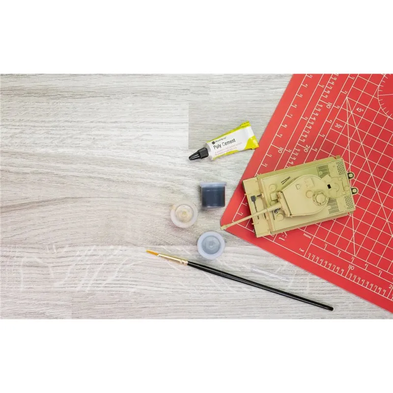 Airfix 1:72 Starter Set - Tiger 1 (Inkl. Färg, lim och pensel) - 7