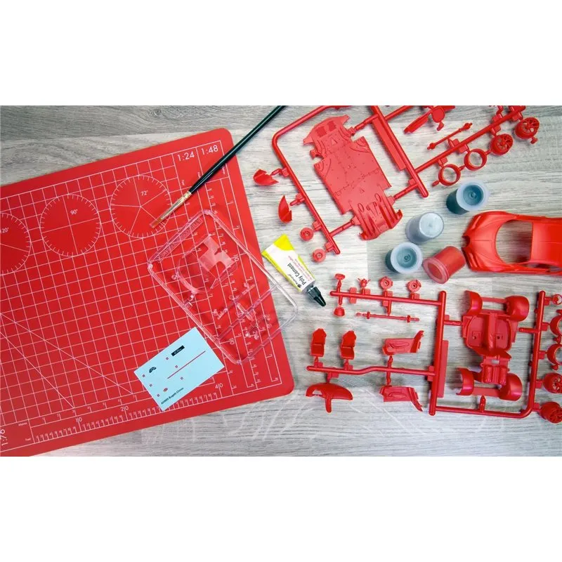 Airfix 1:43 Starter Set - Bugatti Chiron (Inkl. Färg, lim och pensel) - 7