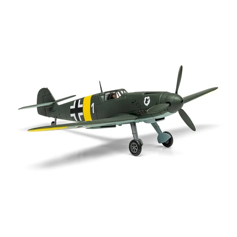 Airfix 1:72 Starter Set - Messerschmitt Bf109F-4 (Inkl. Färg, lim och pensel) - 7