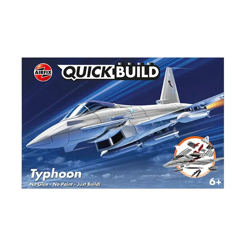 Airfix Quickbuild Eurofighter Typhoon (Byggmodell som klickas och trycks ihop)