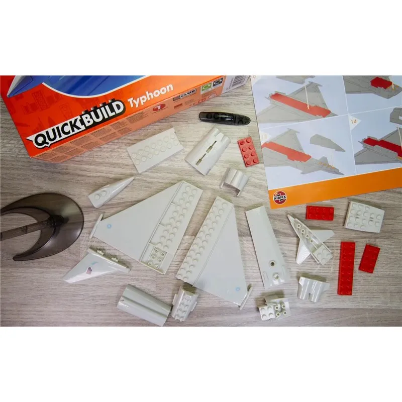 Airfix Quickbuild Eurofighter Typhoon (Byggmodell som klickas och trycks ihop) - 4