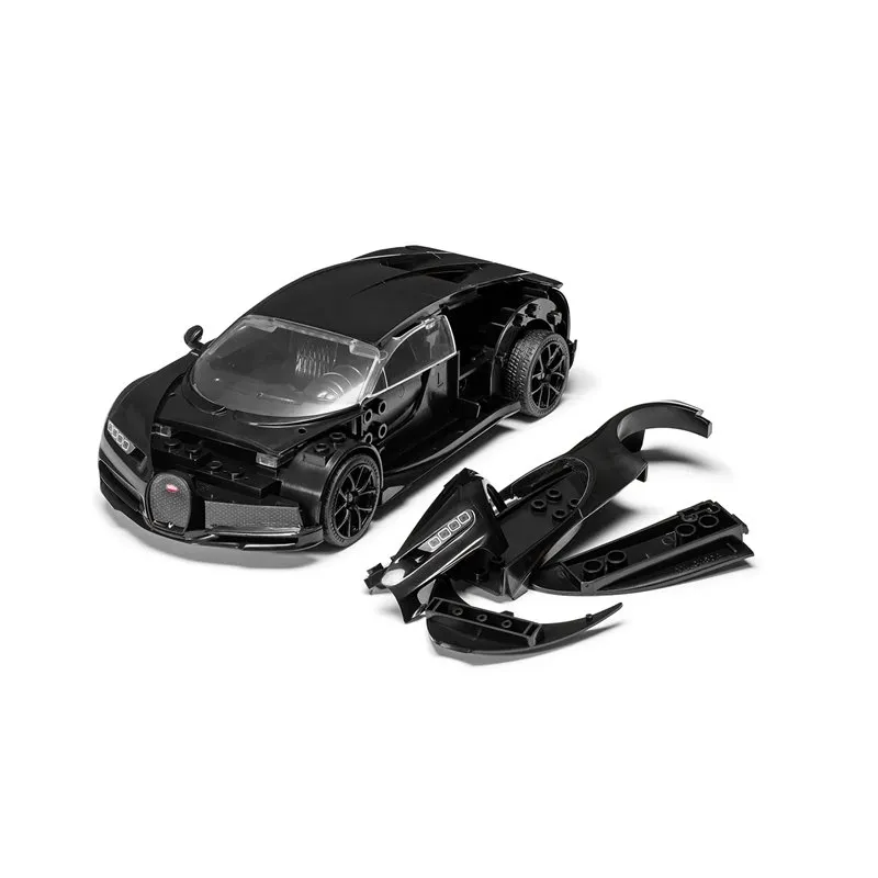 Airfix Quickbuild Bugatti Chiron - Black (Byggmodell som klickas och trycks ihop) - 6