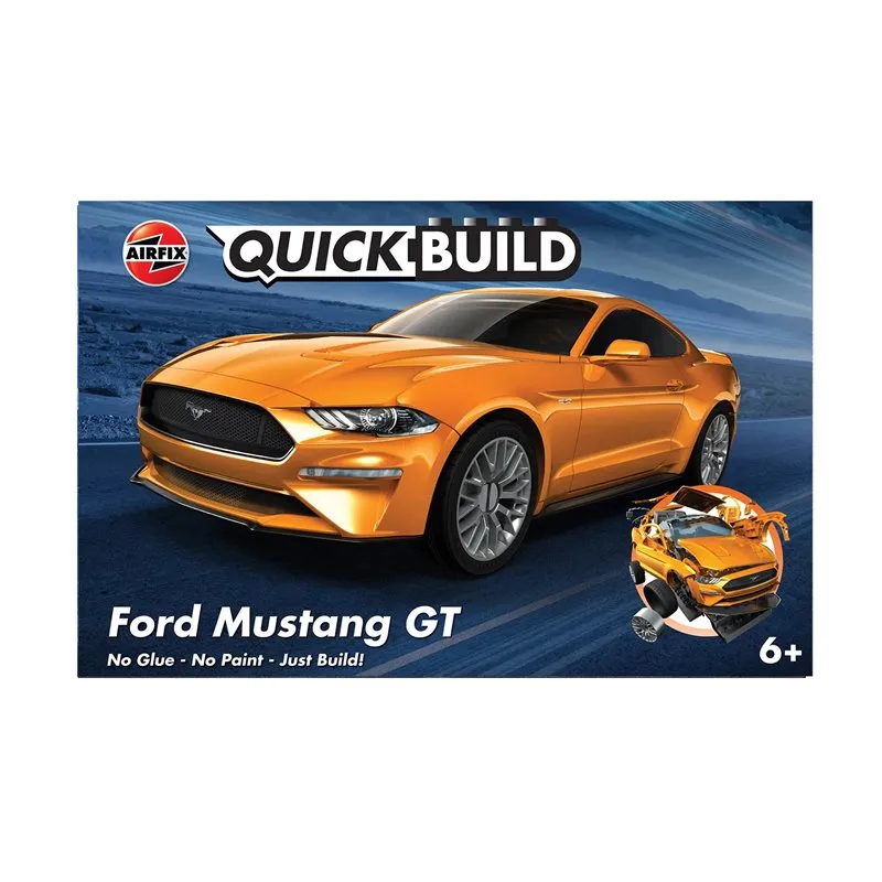 Airfix Quickbuild Ford Mustang Gt (Byggmodell som klickas och trycks ihop)