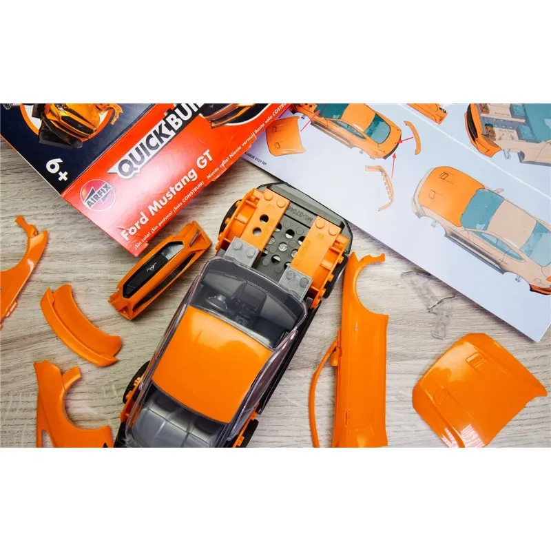 Airfix Quickbuild Ford Mustang Gt (Byggmodell som klickas och trycks ihop) - 12