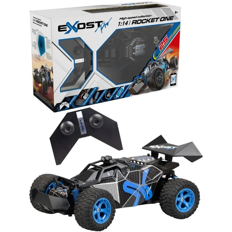 Silverlit Exost Pro Rocket One(33cm, 25km/h, Styrning i flera steg, Batteripack + USB C laddning, stötdämpare, 2,4Ghz)