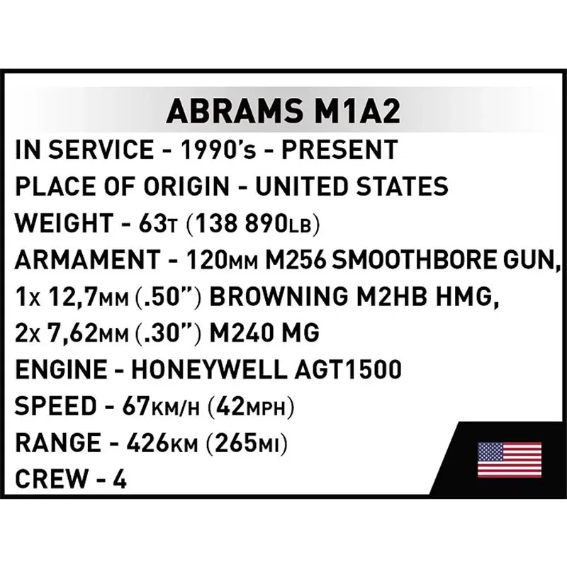 ABRAMS M1A2, 174 PCS ARMED FORCES - 5