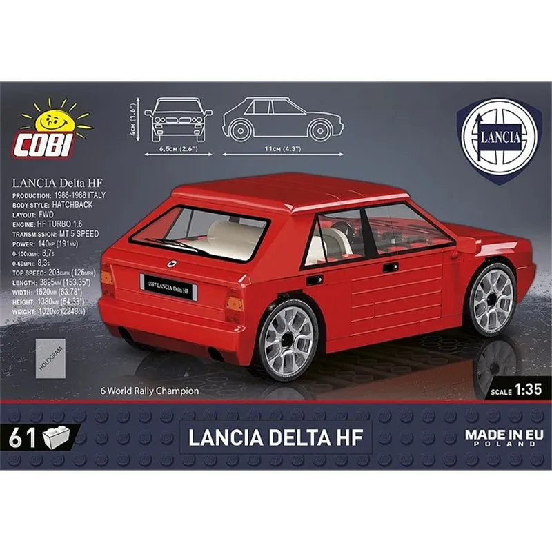 LANCIA DELTA HF, 61 PCS YOUNGTIMER - 3
