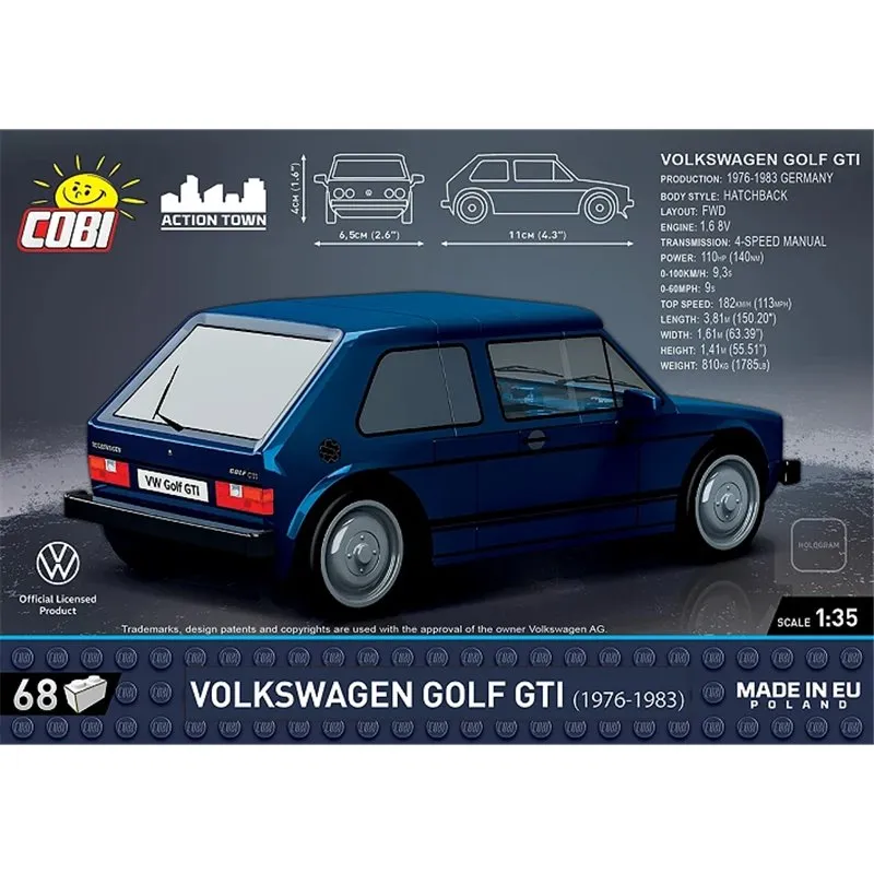 GOLF GTI 1976 68 PCS, VOLKSWAGEN - 3