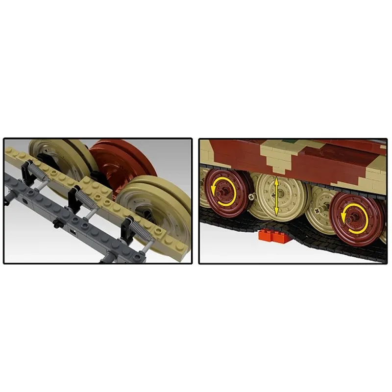 PZKPFW VI B TIGER II, 11170 PCS HC WWII - 8