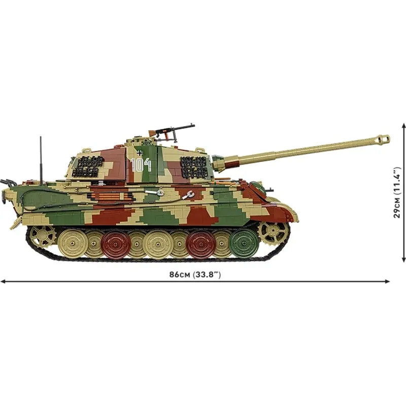PZKPFW VI B TIGER II, 11170 PCS HC WWII - 15