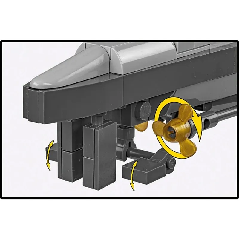 SUBMARINE VIIB U-BOAT U52, 470 PCS HC WWII - 8