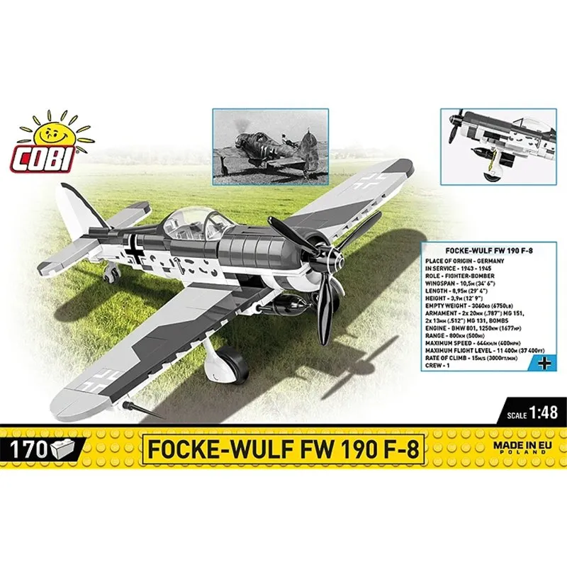 FOCKE-WULF FW 190 F-8, 170 PCS HC WWII - 3