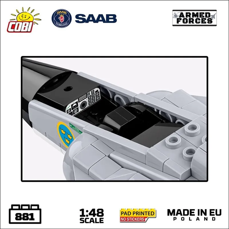 SAAB AJ37 VIGGEN, 836 PCS ARMED FORCES - 6