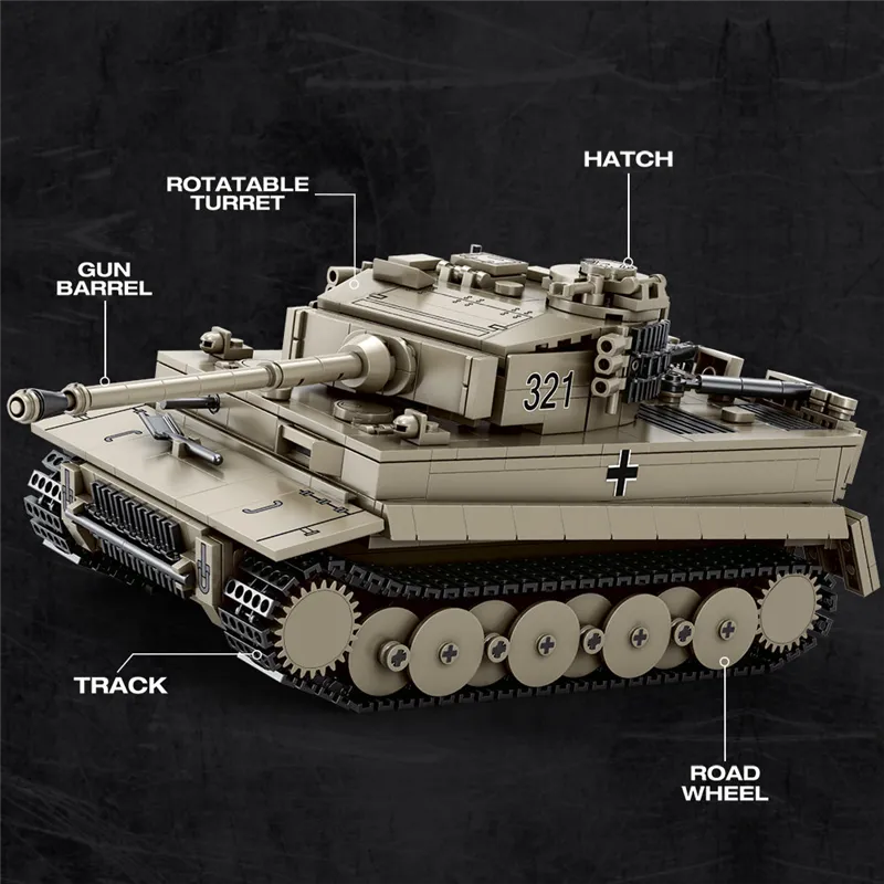 Tiger I (1138pcs) WoT - 6