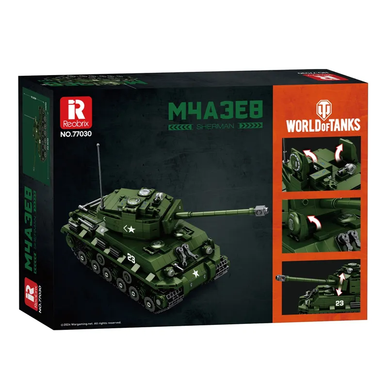 Sherman (836pcs) WoT - 6