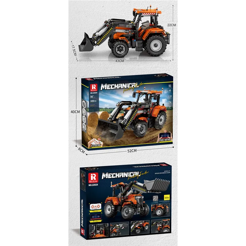 Front Loader Tractor (1496pcs) - 10