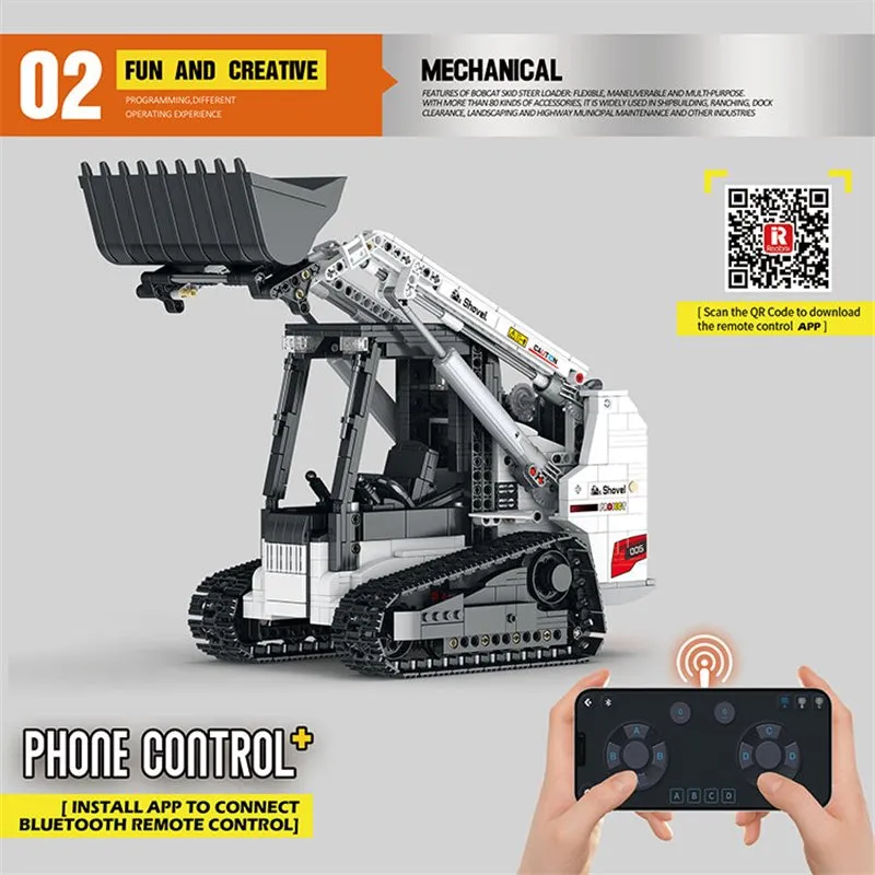 Bobcat loader (1366pcs) - 5