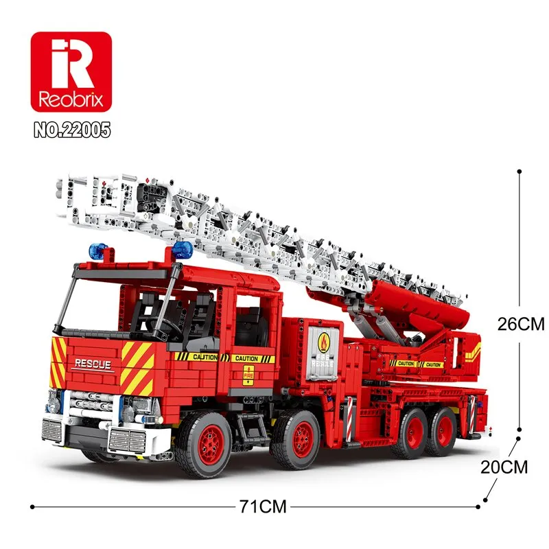 Fire fighting ladder truck (3266pcs) - 3