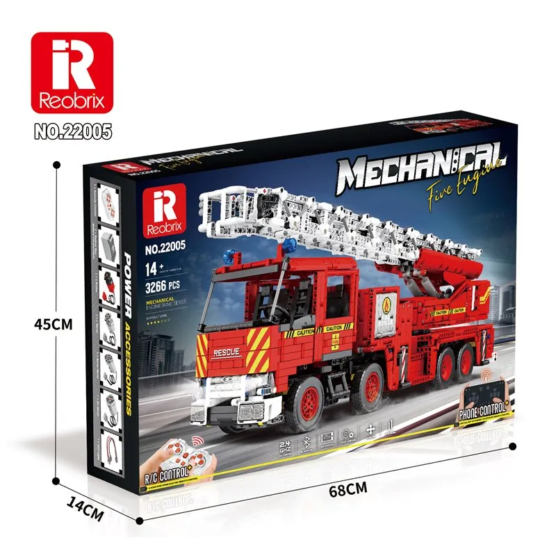Fire fighting ladder truck (3266pcs) - 4
