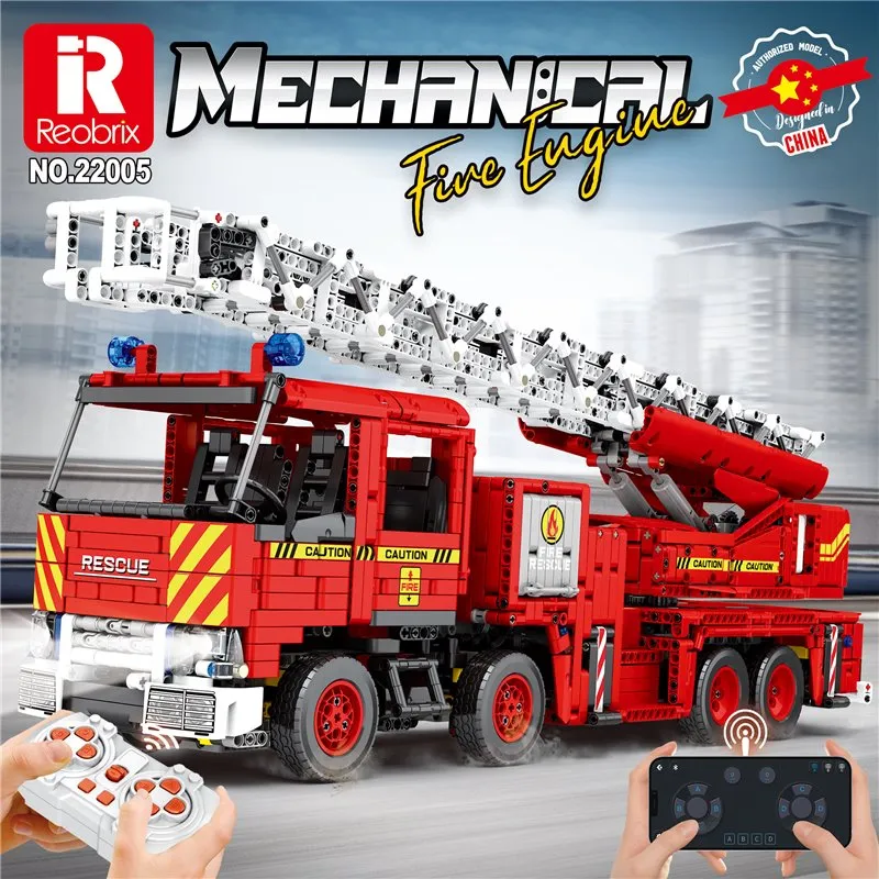 Fire fighting ladder truck (3266pcs) - 5