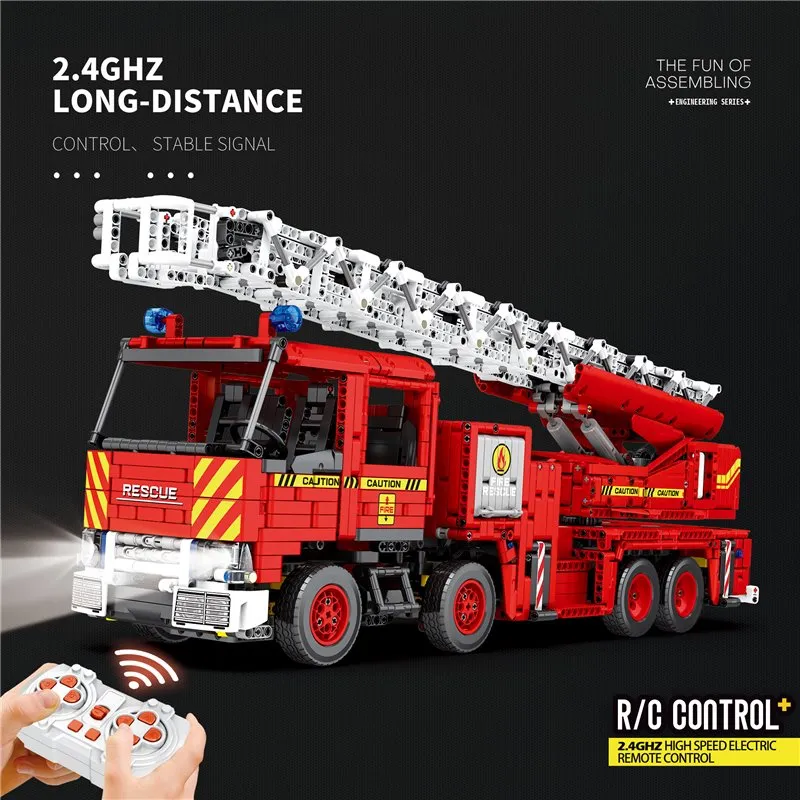 Fire fighting ladder truck (3266pcs) - 6