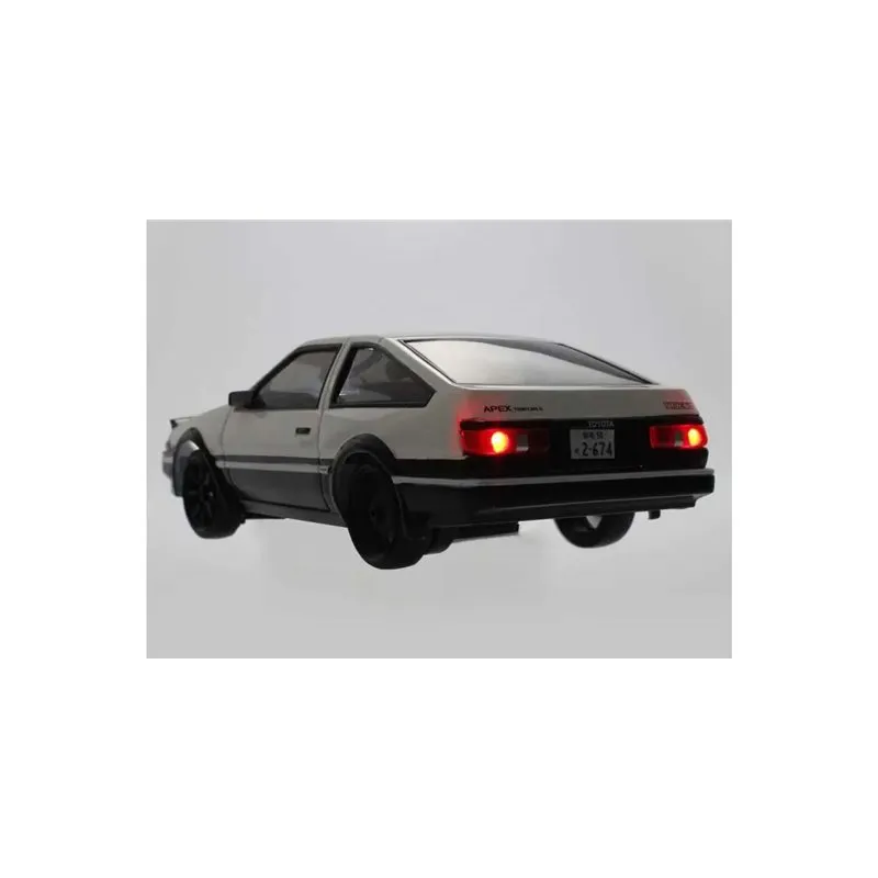 Kyosho First Mini-Z 1:28 Initial-D Toyota Sprinter Trueno AE86 WH/BK - 4