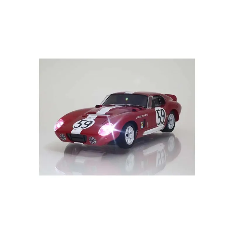 Kyosho First Mini-Z 1:28 Shelby Cobra Daytona No.59 Red - 4