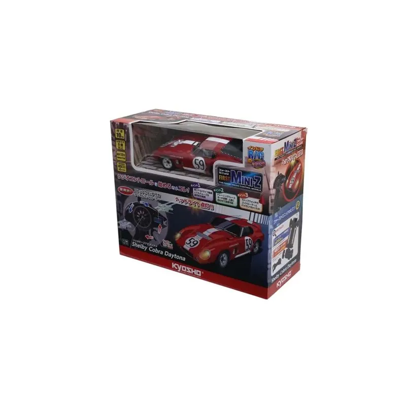 Kyosho First Mini-Z 1:28 Shelby Cobra Daytona No.59 Red - 6
