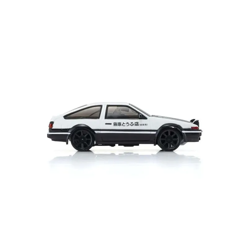Kyosho First Mini-Z 1:28 Initial-D Sprinter Trueno AE86 WH/BK Carbon - 4