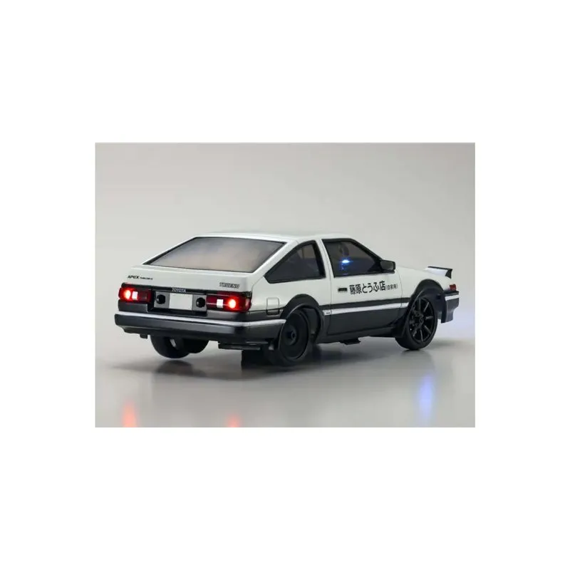 Kyosho First Mini-Z 1:28 Initial-D Sprinter Trueno AE86 WH/BK Carbon - 6