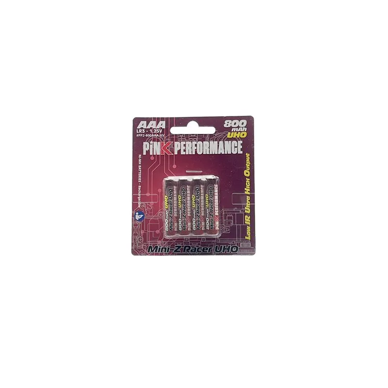 Pink Performance Batteries R3-AAA Ni-Mh 800Mah (4) UHO