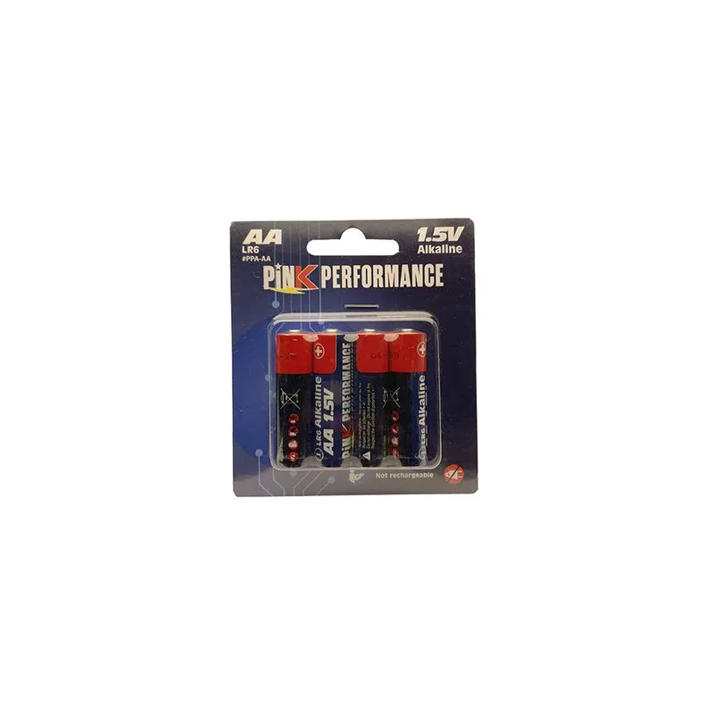 Pink Performance AA Alkaline 1.5V Dry Cell (4pcs)