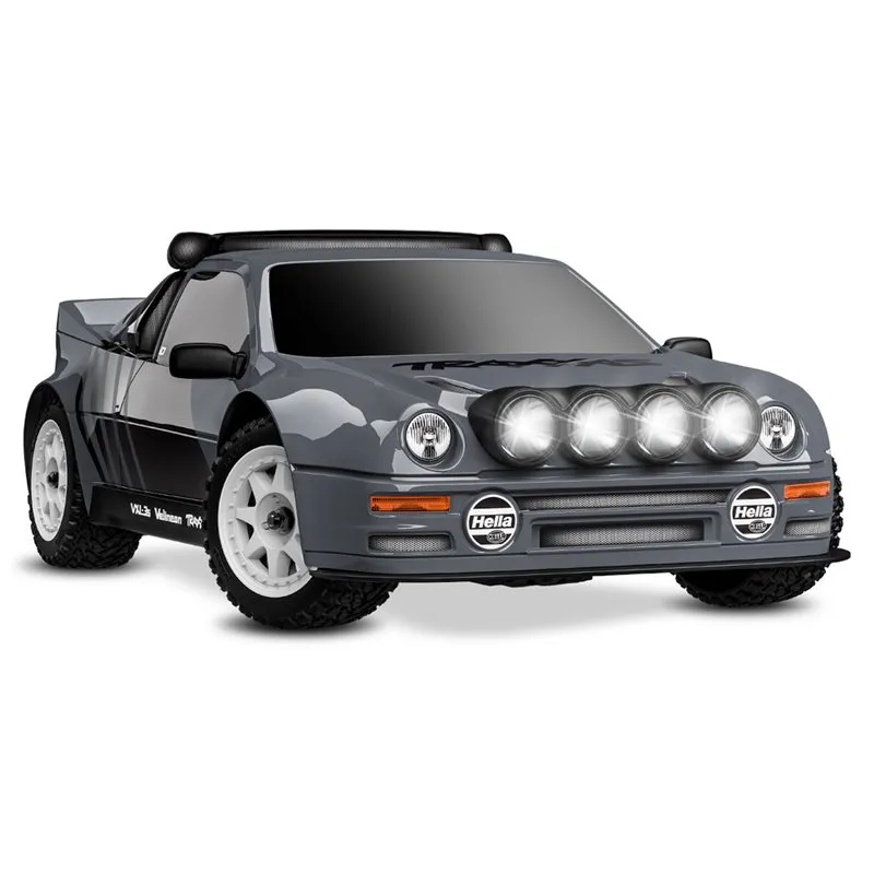 Mini Rally Ford RS200 RTR TQi VXL-3s Grå - USB-C Laddare / 2s LiPo