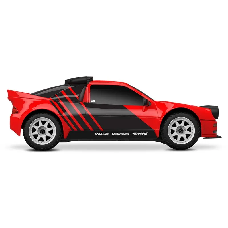 Mini Rally Ford RS200 RTR TQi VXL-3s Röd - USB-C Laddare / 2s LiPo - 3