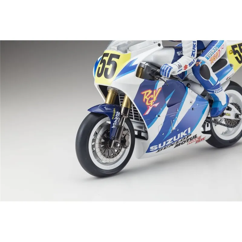 Kyosho Moto Hanging On Racer S.R.T. Suzuki RGV 1992 1:8 Kit - 11