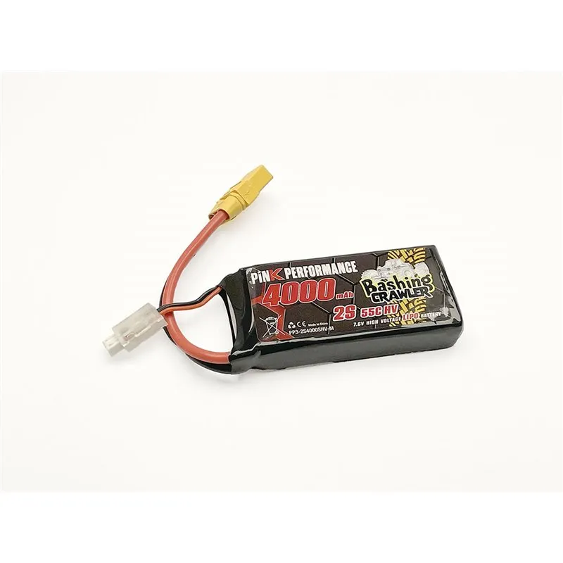 Pink Bashing Crawler LiPo 2S 7.6V-4000-55C (Multi) 96x42x21mm Shorty