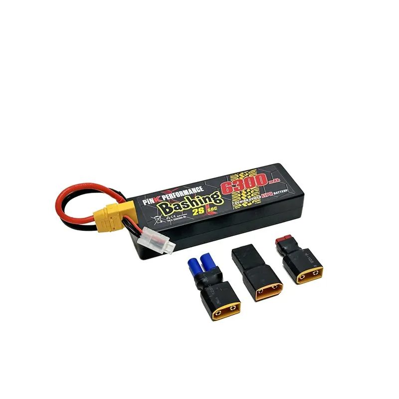 Pink Bashing LiPo 2S 7.4V-6300-50C (Multi) 139x47x25mm 325g