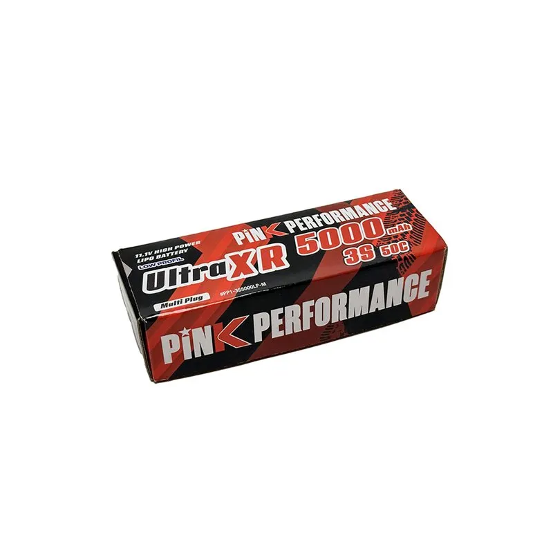 Pink Ultra XR LiPo 3S 11.1V-5000-50C (Multi) LP 139x45x25mm 340g Soft - 4