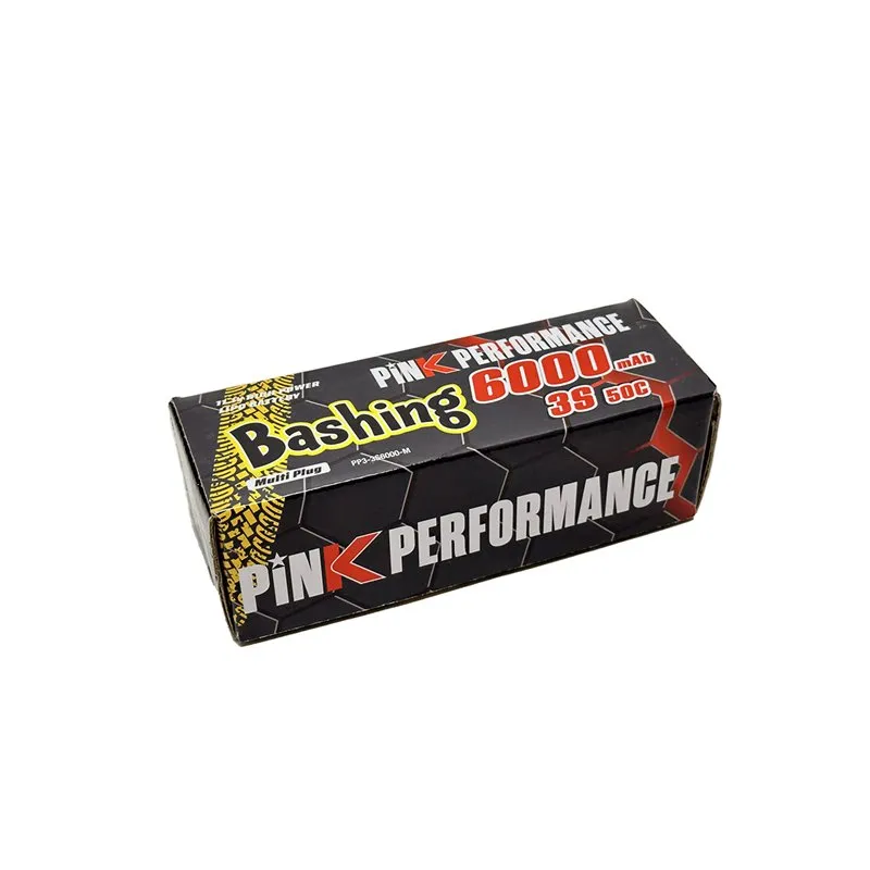 Pink Bashing LiPo 3S 11.1V-6000-50C (Multi) 139x47x39mm 460g - 3