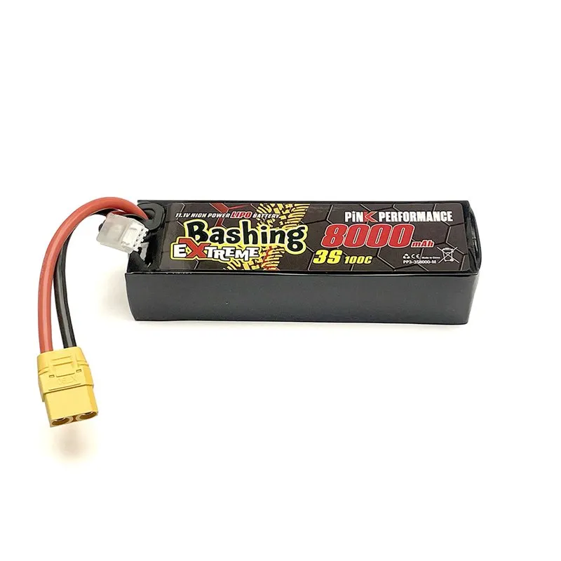 Pink Extreme Bashing LiPo 3S 11.1V-8000-100C Multi 157x47x34mm 515g - 2