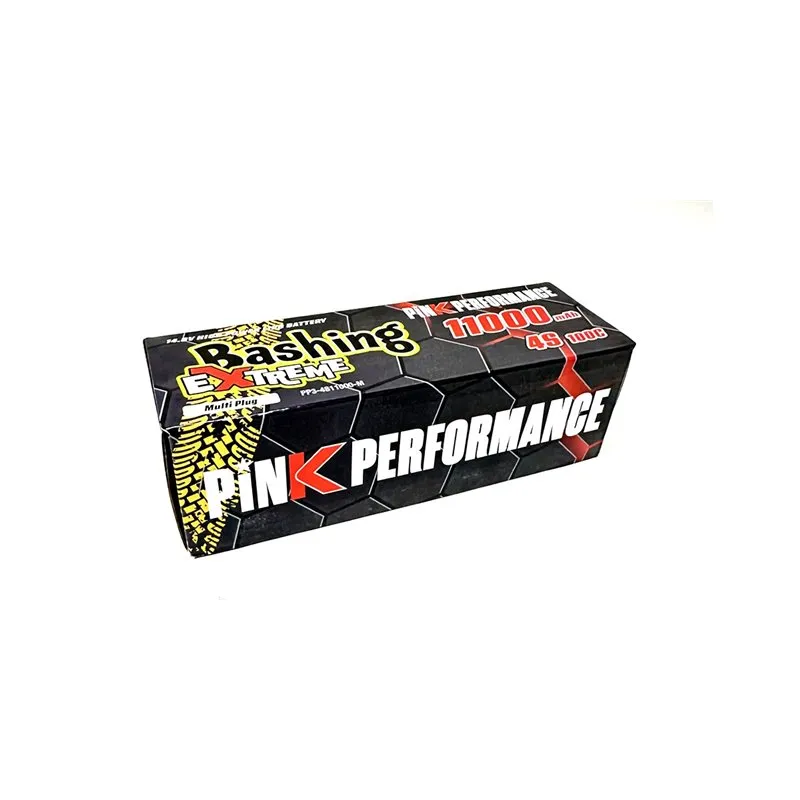 Pink Extreme Bashing LiPo 4S 14.8V-11000-100C Multi 178x52x53mm 985g - 2