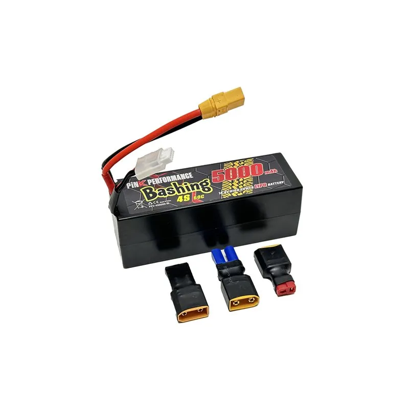 Pink Bashing LiPo 4S 14.8V-5000-50C (Multi) 139x47x49mm 590g