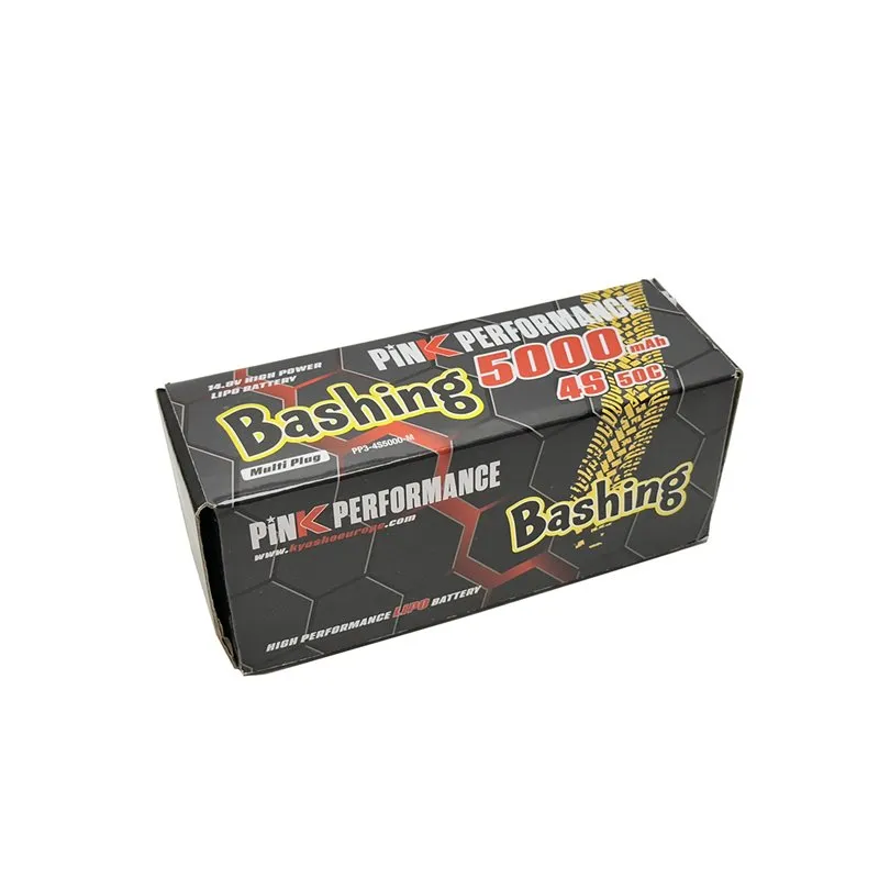 Pink Bashing LiPo 4S 14.8V-5000-50C (Multi) 139x47x49mm 590g - 4