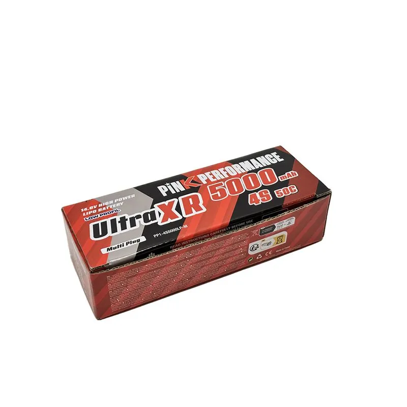 Pink Ultra XR LiPo 4S 14.8V-5000-50C (Multi) LP 160x46x32mm 490g Soft - 4