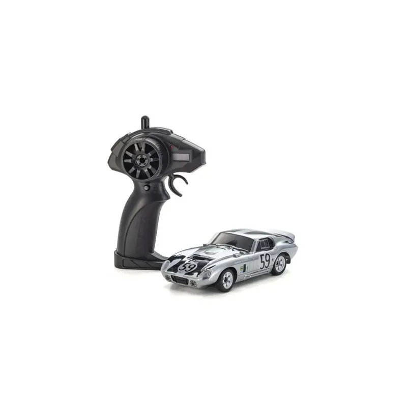 Kyosho First Mini-Z 1:28 Shelby Cobra Daytona No.59 Crome