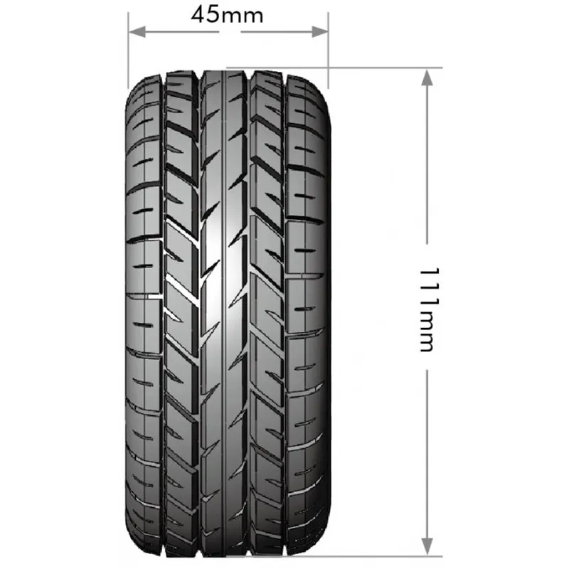 Däck & Fälg SC-ROCKET (Lös Hex 4st) Soft (2) - 5