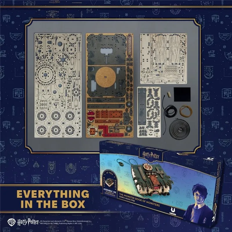 Ugears The Monster Book of Monsters Harry Potter - 9