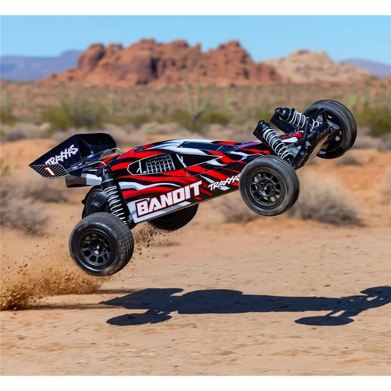 Bandit 2WD 1/10 RTR TQ EHD Red-X USB-C Laddare/ 7 cell NiMH 3000mAh - 6