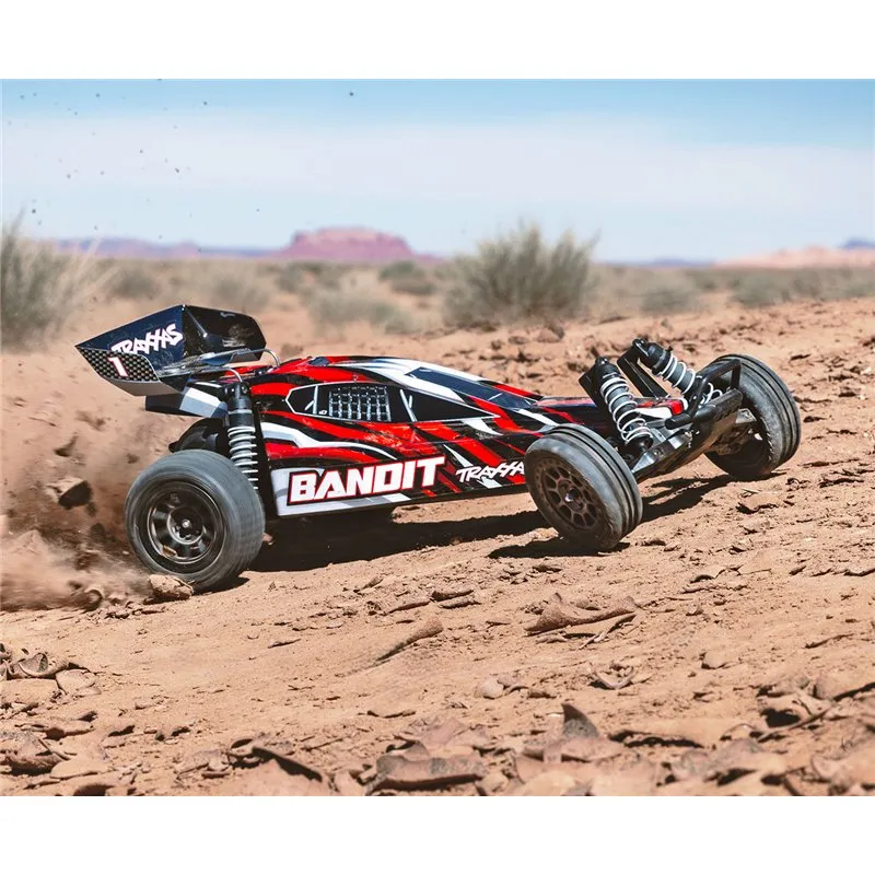Bandit 2WD 1/10 RTR TQ EHD Red-X USB-C Laddare/ 7 cell NiMH 3000mAh - 8
